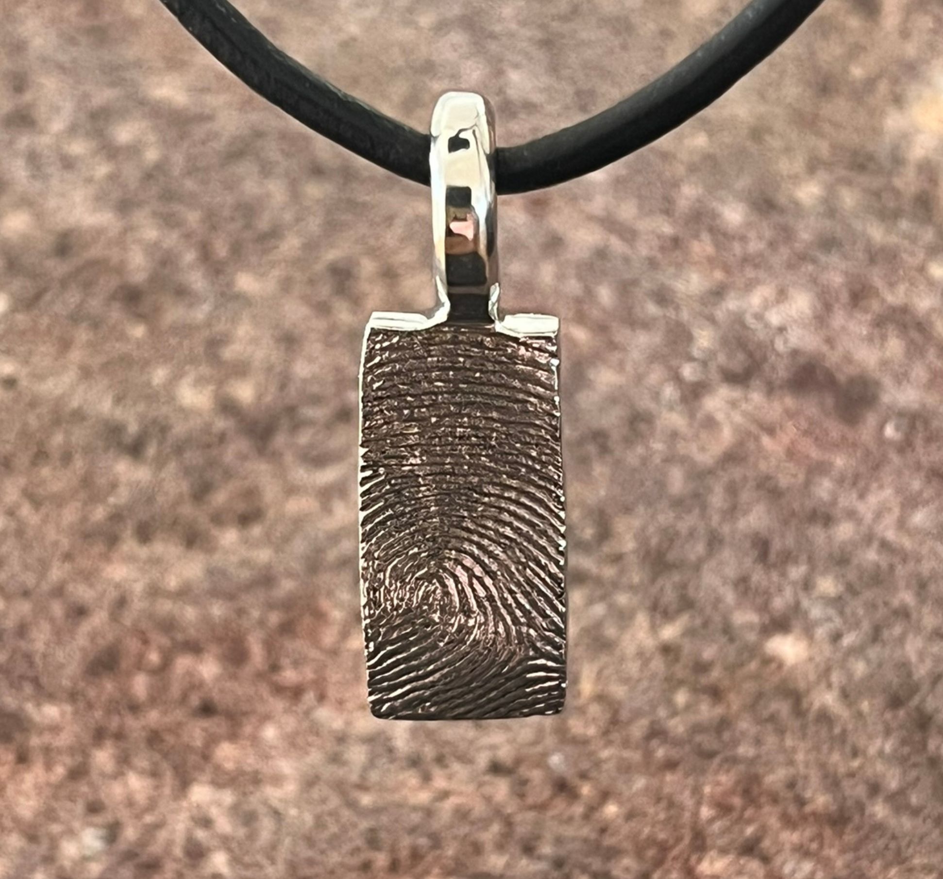 Pfeiler Fingerprint-Unikate quadratisch