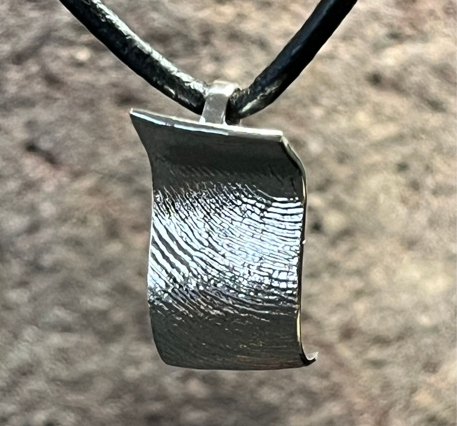 Welle Fingerprint-Unikate quadratisch